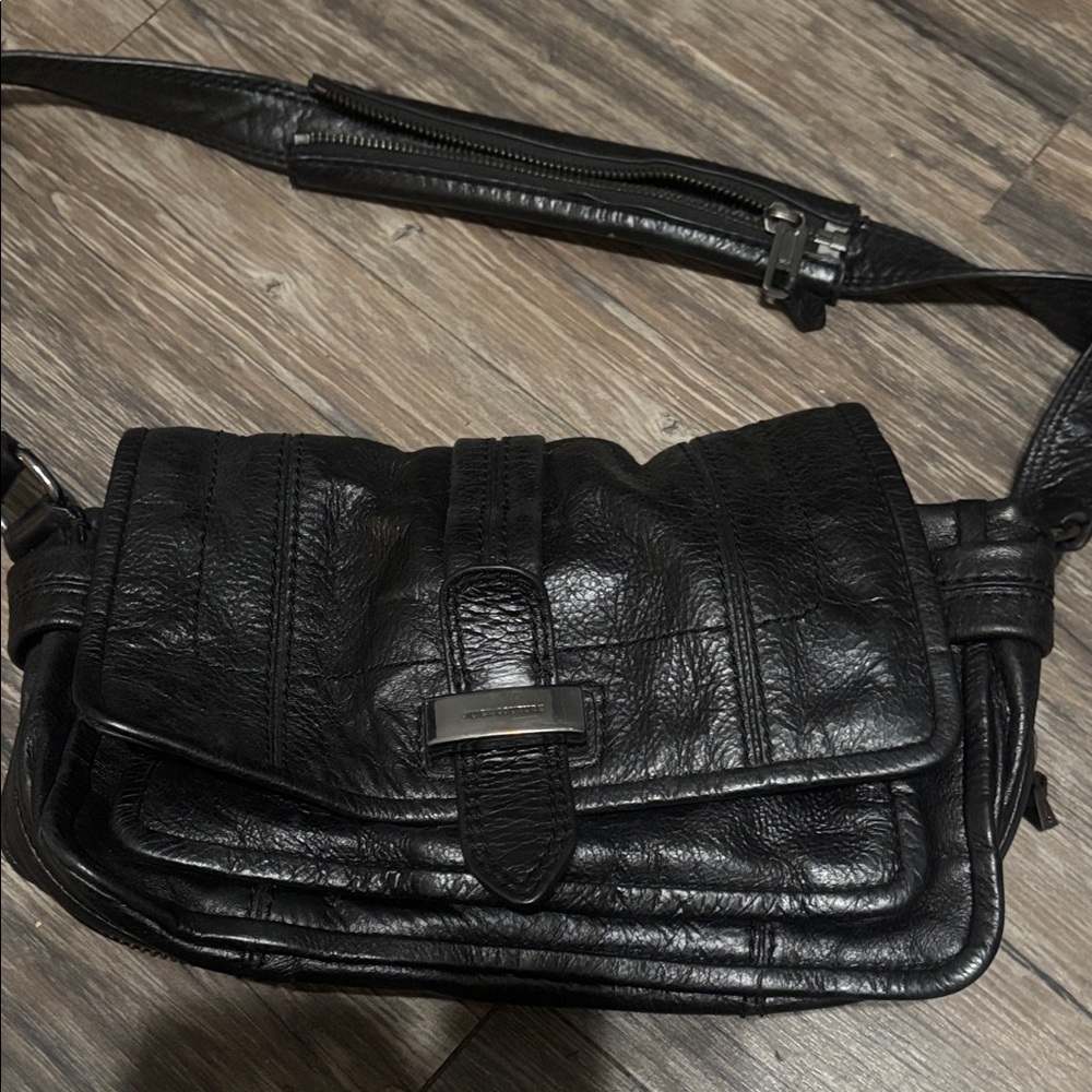 Juicy Couture Black Leather Shoulder Bag